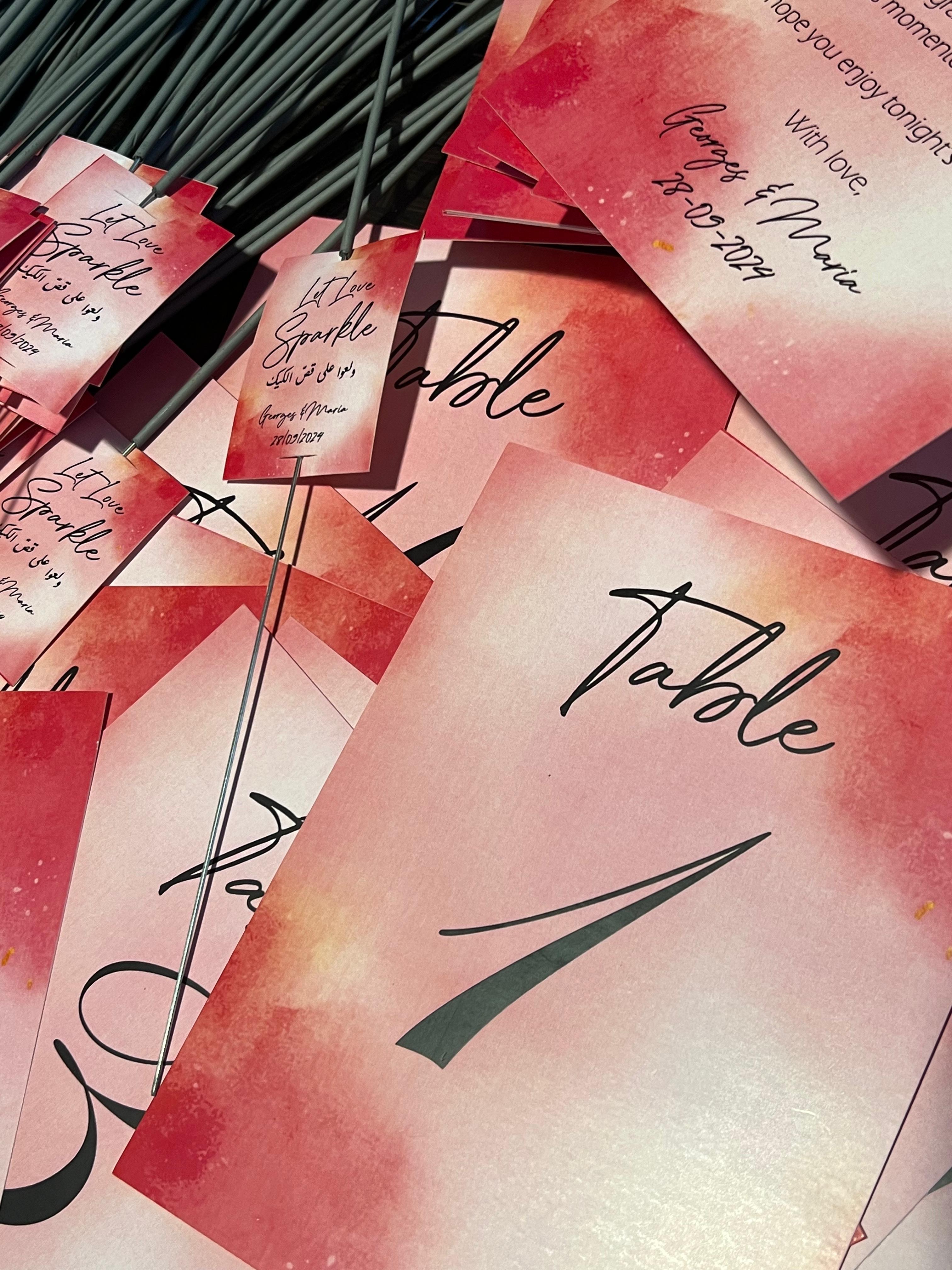 Table Number