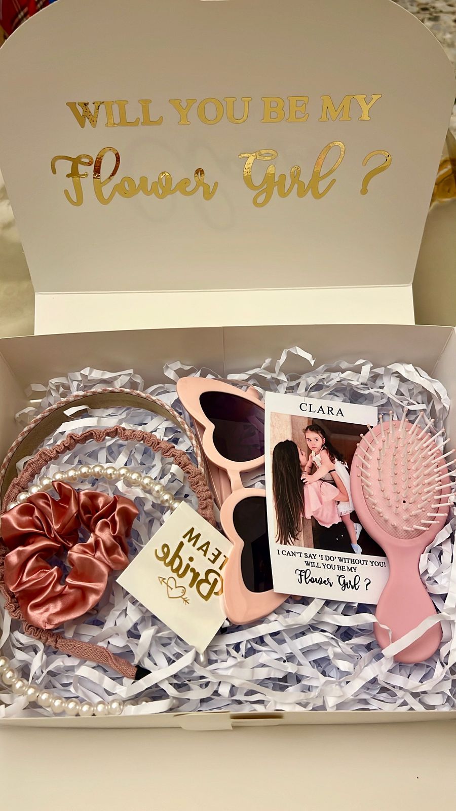 Flower Girl Proposal Box