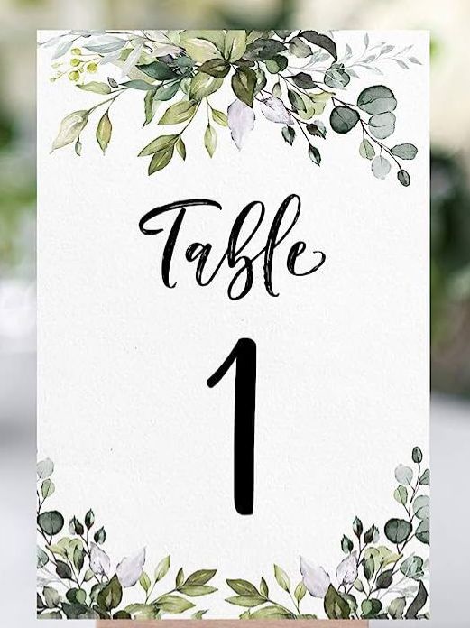 Table Number